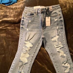 Judy Blue High waist, skinny fit, distressed size 9/29